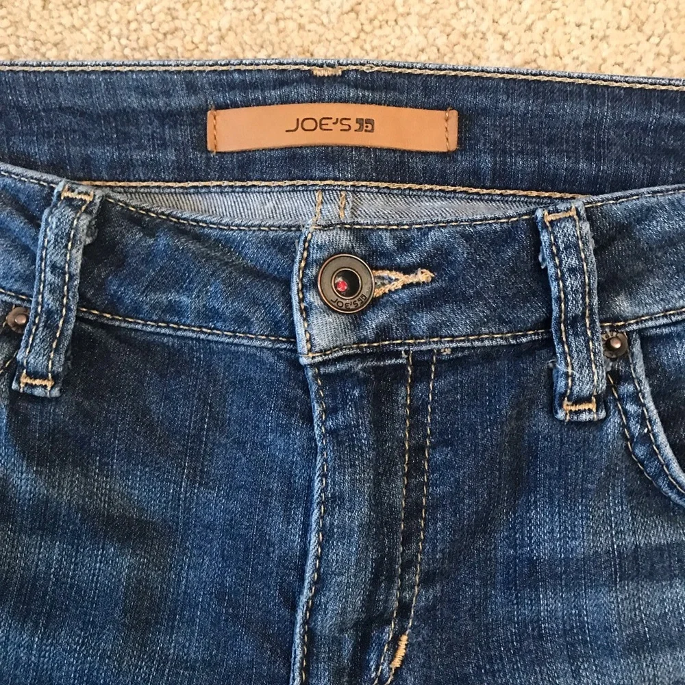 Joes Altered Denim Blue Jean Long Shorts Size 4 Waist 27 The Honey y2k Festival